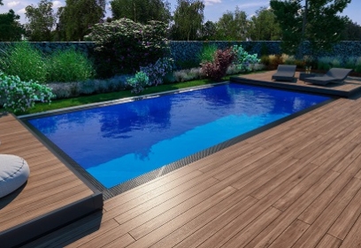 The pool's terrace enclosure with extra load capacity is a space-saver that also looks aesthetically pleasing | ALBIXON a.s.