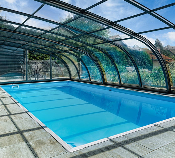 Pool enclosure & pool cover